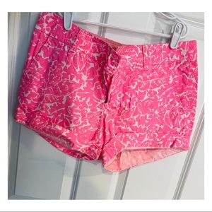 Lilly Pulitzer Pink and White Shorts